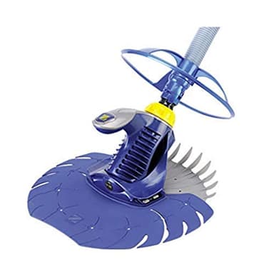 Zodiac Robot Nettoyeur de Piscine Hydraulique, Fond et Parois, Pour Piscines 12 x 6 m Maximum, Aspiration à Diaphragme, T5 Duo, Bleu, W78046
