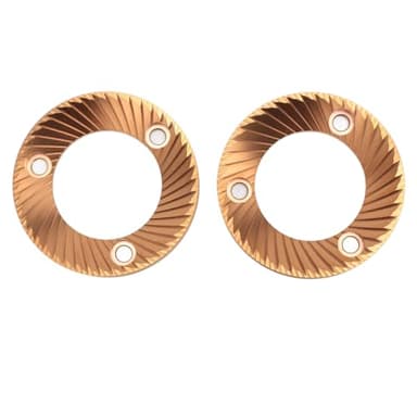 2 Pièces Moulin à café Fraise Plate 64mm plaqué Multi-usages Fraise Plate pour DF64 DF64P DF64E DF64V pour Ceado E5P E6P E37J