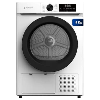 GEDTECH Sèche-linge pompe à chaleur SL9HPE - 9 Kg - L60cm - 16 programmes - Départ différé - Grande capacité