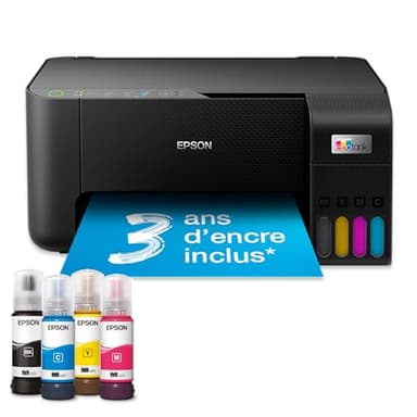 Epson EcoTank ET-2812 Imprimante de réservoir d'encre Wi-FI pour Impression/Scan/Copie jusqu'à 3 Ans d'encre Incluse