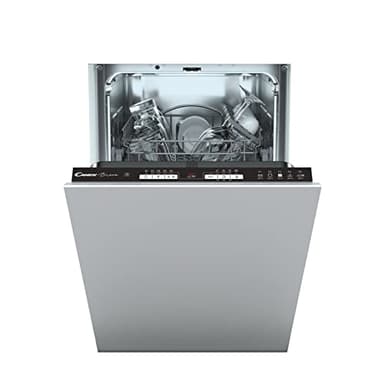 Candy CDIH 1L949 Lave-vaisselle encastrable - Brava, 45 CM, 9 couverts, 5 Cycles, Zoom 32', 49 dB, Aquastop, Départ différé, Intérieur Inox, Classe F