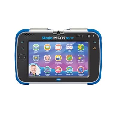 VTech - Storio Max XL 2.0 Bleue, Tablette Enfants Tactile, Éducative et Sécurisée avec Grand Écran Couleur, WiFi, Android, Appareil Photo, Cadeau Enfant de 3 Ans à 11 Ans - Contenu en Français