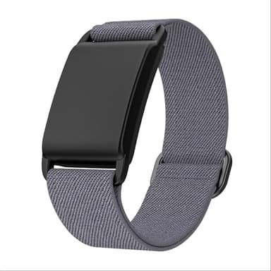 GIOPUEY Bracelet Compatible avec Whoop 4.0, Sangle tressée en Nylon Doux [Unisexe] - Grey