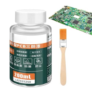 Revêtement de protection transparent pour circuits imprimés 200 ml - vernis isolant à séchage rapide, imperméable, robuste, étanchéité électronique, durable Protection pour les laboratoires d
