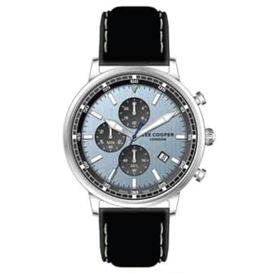 Lee Cooper Homme Analogique Quartz Montre avec Bracelet en Cuir LC07943.301