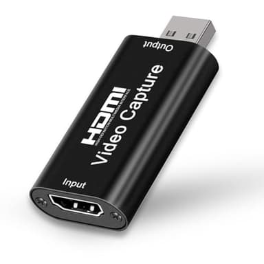 YOURKAY Carte de Capture vidéo, Carte de Capture vidéo 4k HDMI vers USB 2.0, pour PC/caméra vidéo/Console de Jeu/DVD/DSLR