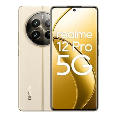 realme Smartphone 12 Pro 5G 8 + 256GB, Appareil Photo Portrait avec téléobjectif, Sony IMX882 OIS, Chipset Snapdragon® 6 Gen 1 5G, Écran à Vision incurvée de 120 Hz, Navigator Beige