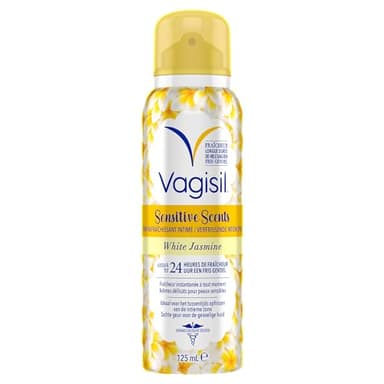 Vagisil Sensitive Scents, Déodorant Intime pour Femme, Fraîcheur Longue Durée, 125 ml