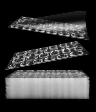 WeddHuis Gel Pad Ongles, 30 Feuilles 720Pcs Patch Faux Ongles Autocollant, Gel Pads Press on Nails Autocollants De Colle à Ongles Clairs pour Salon De Manucure, Mesdames Nail Art DIY, Nail Art