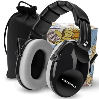 Prismia Casques antibruit + sac - Insonorisation pour étudier - Écouteurs isolants du bruit - Oreillettes anti-bruit - Protection auditive - Cacos Obra Annulation Bruit Adultes - Autisme -