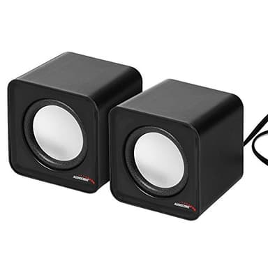 Audiocore AC870 APT-X Haut-parleurs stéréo compactes 2.0 Watts PC 2x3 RMS Noir (AC870 S)