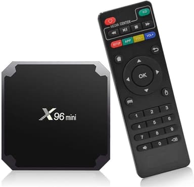X96 Mini TV Box, Lecteur Multimédia de Diffusion, boitier IPTV, en continu Smart Android 10.0 avec Amlogic S905W2 Quad-Core chipset 64 Bits, 2GB/16GB,WiFi,4K HD,H.26 Support Francais 7/7J
