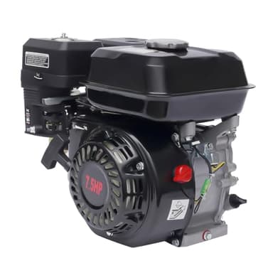 Groupe électrogène de secours à essence 4 temps silencieux 7,5 Hp 5,1 kW - Noir - Moteur à essence - Convient pour les appareils agricoles - Alimentation de secours, etc