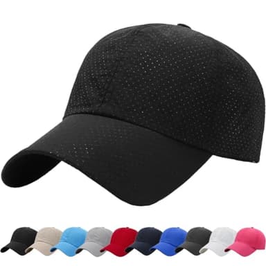 Casquette de Baseball Homme Femme Respirante Légère Réglable Anti-Soleil Cap Baseball Caps Hommes Femmes été Unisexe Réglable Casquettes Hip Hop Sport Outdoor Chapeau