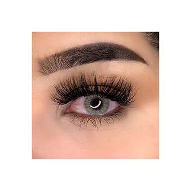 MYSALENS® Lentilles De Contact De Couleur Hidrocor Quartz très haute opacité sans correction