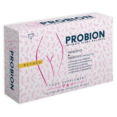 PROBION | Probiotique Flore Intime | Équilibre De La Vaginale | Supplément Alimentaire| Aide À Promouvoir Le Bien-Être De La Flore Bactérienne Vaginale | 30 Capsules