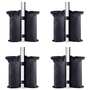 Set de 4 Sacs de Sable Poids 14kg Pavillon Tente de Réception et Protection Contre Les Inondations - Taille L