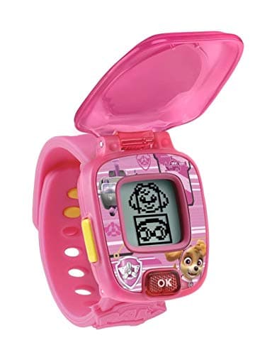 VTech- Montre Interactive DE Stella Paw Patrol-Pat'Patrouille Jouets ELECTRONIQUES EDUCATIFS, 80-199585, Multicolore - Version FR