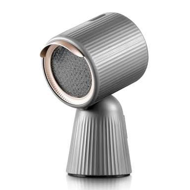 SNDOAS Hotte Aspirante Portable, Mini Hotte Aspirante 180 m³/h Puissance d'aspiration élevée, 3 Vitesses, Mode Recyclage avec Filtre à Charbon, Pour la Cuisine en Plein Air, Les Petites Cuisines, Gris