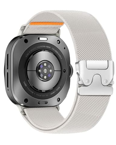 SimpleThings Bracelet de sport pour Galaxy Watch Ultra 2025/2024 avec bande élastique en nylon compatible avec Samsung Galaxy Watch Ultra 47 mm pour homme et femme pour l'entraînement