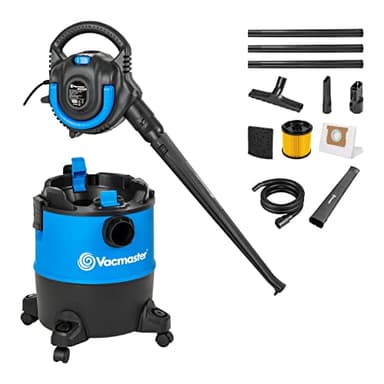 Vacmaster VBVB1223PF 1200W 23L Aspirateurs Eau et poussière avec ou sans Sac,Souffleur Amovible,pour Maison, Cuisine, Tapis, Voiture