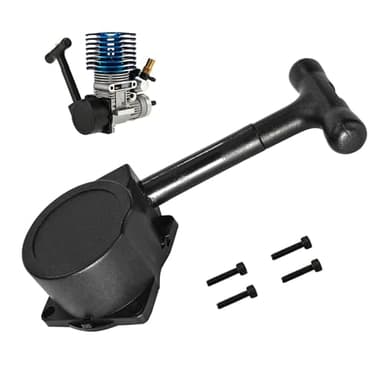 Chanjorlin RC Nitro Engine Pull Starter R020 Outils de démarrage à recul Accessoire compatible avec HSP Himoto Redcat Tyranno Vertex VX .16 .18 .21 SH .18 .21 Cxp Roto 1/10 1/8 Buggy Truck Car Parts