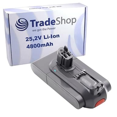 Trade-Shop Batterie Li-ion 25,2 V/4800 mAh compatible avec Dyson V11 Absolute Extra, V11 Animal, V11 Click-In, V15 Detect