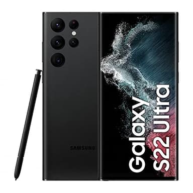 Samsung Galaxy S22 Ultra 5G Double SIM 128 Go 8 Go RAM SM-S908B DS Noir Fantôme