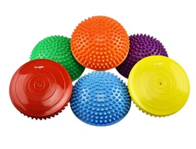 Yes4All Yoga Half Ball, Balance Pods Fitness Machine Exercice; Tremplins à bille d'équilibre; Planche d'équilibre avec pompe incluse