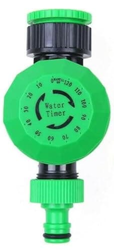 Minuterie d'Arrosage, Minuterie Mécanique d'arrosage Automatique Jardin pour Robinet 1/2 et 3/4 et Arroseur Programmation Entre 10 et 120 Min Ultra-Simple