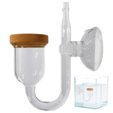 Diffuseur de CO2 en Verre Neo pour Aquariums - Design 25mm, Haute Diffusion de CO2, Matériau Durable, Installation Facile, Compatible avec Tous Les Systèmes CO2，Bulles Ultra-Fines pour Une Efficacité