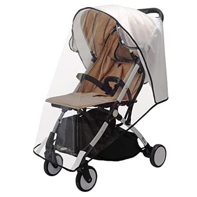 Bemece Housse de pluie universelle pour poussette, poussette, landau, protection contre les intempéries pour bébé