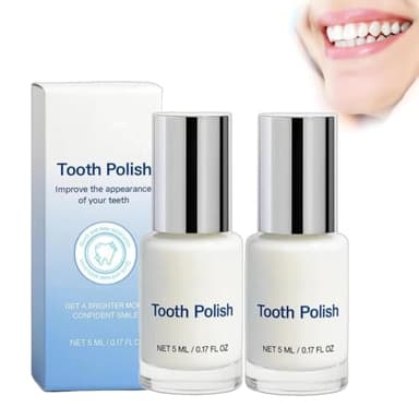 2PC Peinture de Blanchiment des Dents Instantanée,Peinture Blanchiment Dentaire,Vernis Dent pour Elimination Des Taches Dentaires,Gel de Blanchiment Des Dents,Dent Blanche Instantanée, 5ML