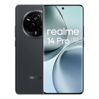 realme 14 Pro Smartphone 5G 12+512GB, Grey, 6.72 Pouces d'écran incurvé, 120Hz d'affichage, 45W SuperVOOC, 5260 mAh de Batterie, 50 MP de caméra, Dimensity 7300 Energy, IP69