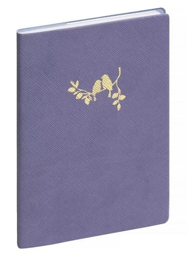 Exacompta 1501267E - Agenda de poche SAS 15 Agora Elise 10.5 cm x 15.5 cm Semainier Août 2025 à Août 2026 - Violet