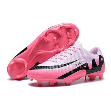 NaLatia Chaussures de Football Garçons Spike Crampons Baskets Foot Enfants Chaussures de Foot Fille Chaussures de Sport Adolescents Unsisexe Taille 32-46