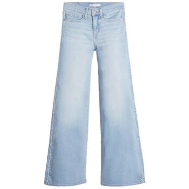 Levi's 318 Shaping Wide Leg Jeans Femme, Tall Glass of Water, 28W / 32L
