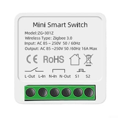 Pour interrupteur intelligent mini Zigbee 3.0, pour module d'interrupteur intelligent compatible Tuya, fil neutre requis