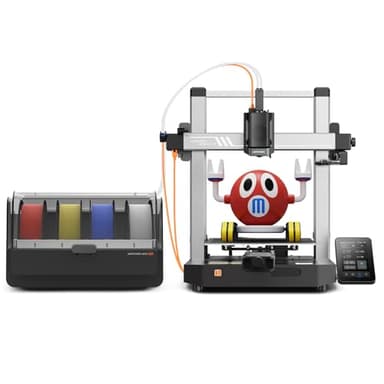 Anycubic Kobra 3 V2 Combo, Imprimante 3D Multicolore Intelligente, Compatible Impression 4-8 Couleurs, 600 mm/s Haute Vitesse, LeviQ 3.0, Buse Améliorée, 3D Taille d'impression 255 * 255 * 260mm