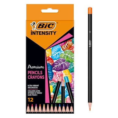 BIC Intensity Premium Crayons, 12 unités