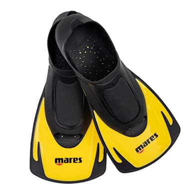 Mares Hermes – Palmes Courtes polyvalentes Unisexe pour Natation et plongée, Palmes Natation Piscine Confortables et légères avec Chausson Ouvert