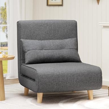 Bealife Fauteuil Convertible 1 Place, Fauteuil Convertible, Poltrona Letto Singolo pour Salon, Chambre, Bureau