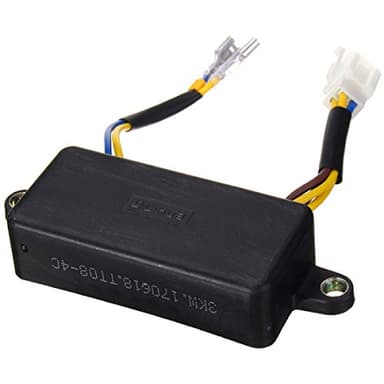 Alamor Régulateur De Tension Automatique Avr pour Générateur D'Essence Monophasé 2-3Kw Noir