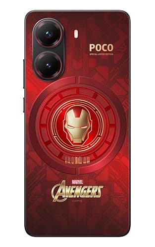 Xiaomi Poco X7 Pro 5G - Iron Man Red Edition Smartphone, 12GB RAM 512GB ROM, Dimensity 8400-Ultra, Écran AMOLED de 6,67 Pouces, Batterie de 6000 mAh, turbocompresseur de 90 W, Triple caméra de 50 MP