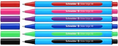 Schneider Slider Edge XB 152284 Lot de 5 stylos à bille triangulaires indélébiles Épaisseur de trait XB