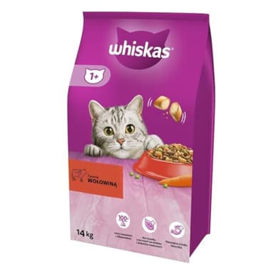 WHISKAS Bœuf avec Carotte 14 kg