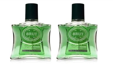 Brut Lot de 2 après-rasage original avec boîte 100 ml