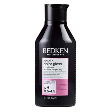 REDKEN, Après-Shampoing Protecteur de Couleur, Cheveux Colorés, Nourrit & Apporte de la Brillance, Vitamine E & Arginine, Formule au pH Acide, Acidic Color Gloss, 300ml