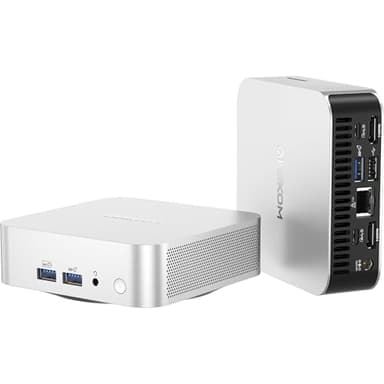 GEEKOM A8 Mini PC, AMD Ryzen 9 8945HS (8 Cores 16 Threads, jusqu'à 5.2 GHz) Windows 11 Pro 32 GB DDR5 2TB SSD Mini Ordinateur | AMD Radeon 780M | Wi-FI 6E | BT5.2 | 8K | AI
