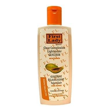 First Lady Glycérine éclaircissante pour le teint clair avec des fruits de papaye 200 ml